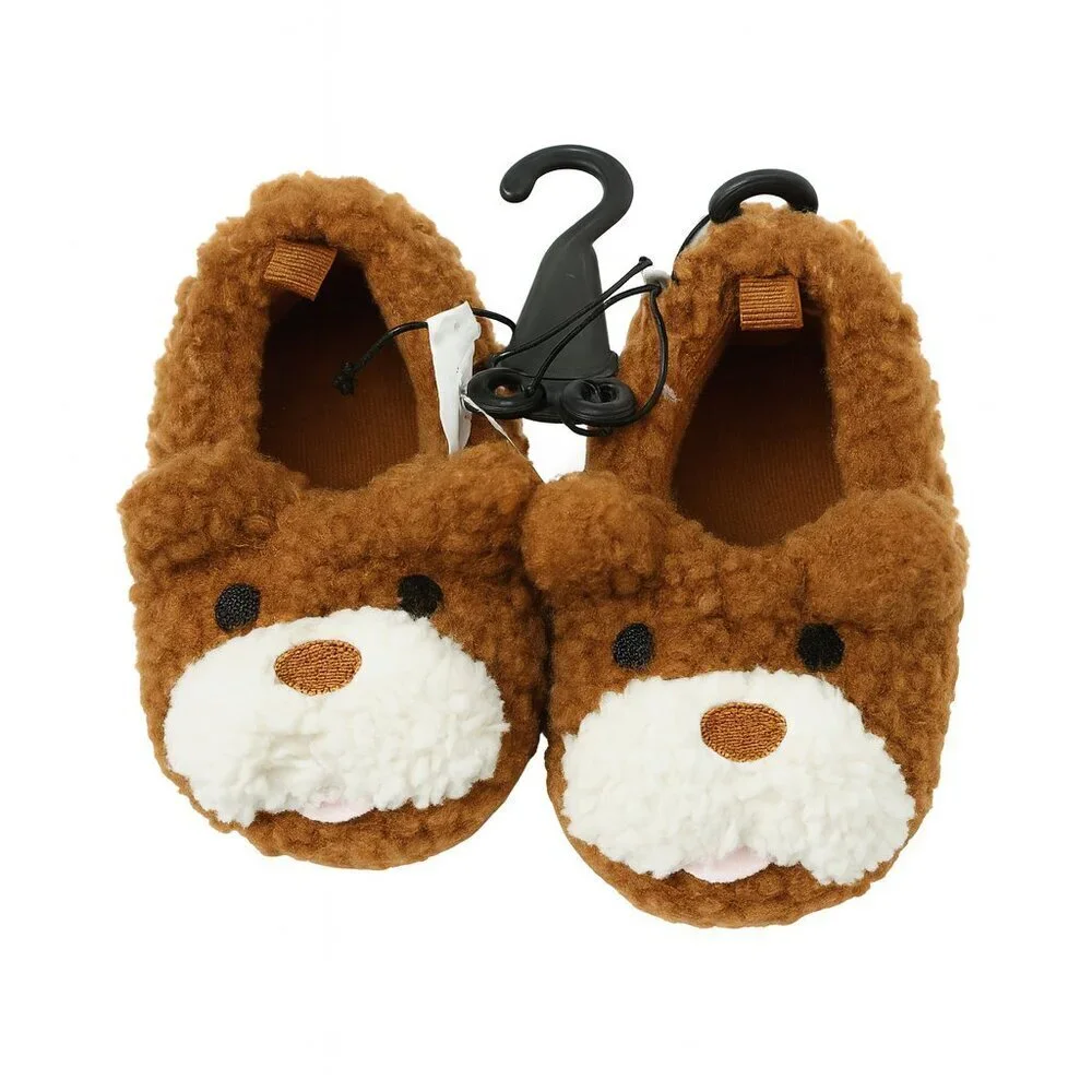 Brown Bear Kids/Infant Slippers Size 4 – New with Tags